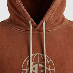 Meilleure vente Survêtement décontracté 100% coton uni pour homme Haute qualité Personnalisable Couleur unie Respirant Hiver Gym Fitness - Product Image 4