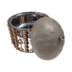 Arabic Style Covered Round Dish <b>Powder</b> Coated and Stainless Steel Metal Hot <b>Food</b> Server Perfect Quality - Product Image 3