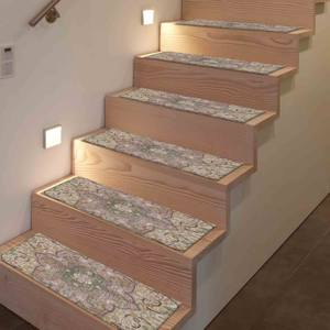 Tapis imprimé motif médaillon : Luxe moderne, lavable en machine, motif discret, tapis d'entrée - Product Image 3