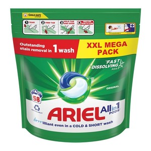 Polvo de Lavandería Portátil Desechable Ecológico de Disolución Rápida Todo en Uno con Fragancia Frutal para Eliminar Manchas - Original 58 Lavados - Product Image 6