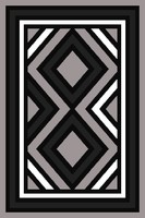 Bester Moderner Polyester Flauschiger Hochflor-Teppich Maschinengefertigt Fleckbeständig Hochfloriges Puzzlemuster Quadratischer Teppich für Gewerbliche Nutzung