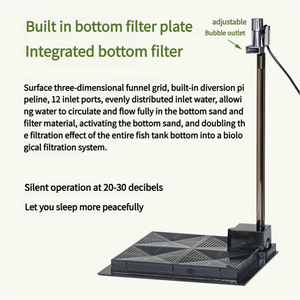 Bán chạy nhất chiến đấu Bể cá mini bể cá bể cá Máy tính để bàn tích hợp bộ lọc đáy Miễn phí thay nước hồ cá - Product Image 4