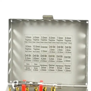 Implante dental 25 piezas kit universal Kit de implantes dentales Herramienta Implante dental Kit quirúrgico Llave dinamométrica - Product Image 4