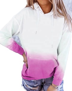 Sudaderas con capucha para hombre personalizadas 100% algodón francés Terry color degradado sudaderas con capucha para hombre pigmento tinte pesado pulóver tie Dye - Product Image 2