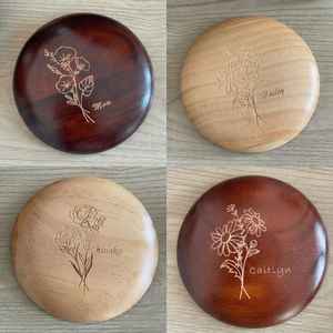 Cuenco de Hilo de Madera Simple, Portátil y Decorativo, Hecho a Mano, para Tejer a Crochet |   Portahilos en Espiral de Madera Natural Ecológico y Duradero - Product Image 2