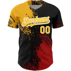 Camiseta de béisbol sólida personalizada de último diseño para hombres y mujeres, Camiseta lisa de manga corta con botones, camisetas de béisbol - Product Image 6