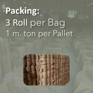 Plâtrage remorquage filasse tossa jute ruban biodégradable non-tissé fibre cardée brute pour placo vente en gros Goodman Global Bangladesh - Product Image 3