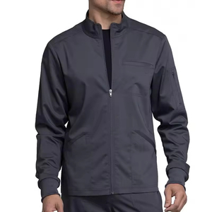 Chaquetas Médicas Personalizadas de Manga Larga Unisex con Bolsillo en el Brazo Antirrobo para Enfermeros, Doctores y Personal Hospitalario, Tallas Grandes - Product Image 6