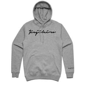 Sudadera con capucha para hombre Core Signature-Gris, algodón pesado-Mezcla de poliéster, ajuste regular, aislado y cómodo para el uso diario - Product Image 1