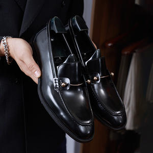 รองเท้าอ็อกซ์ฟอร์ดหนังแท้สำหรับธุรกิจขายส่ง ระบายอากาศได้ดี กันลื่น เหมาะสำหรับใส่ทำงานในออฟฟิศ - Product Image 3