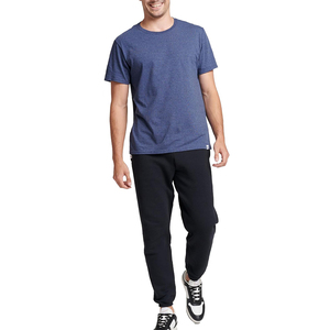 T-shirt pour homme en coton 100% avec logo personnalisé, impression personnalisée de haute qualité, plusieurs couleurs unies, impression sérigraphique - Product Image 3