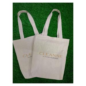 Sac fourre-tout en toile de coton pliable élégant de grande capacité avec logo personnalisé pour les mariages d'été à la plage et les courses sportives - Product Image 1