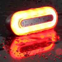 Casque de vélo Smartgoor OEM ouvert/demi-face/intégral avec lumière LED rechargeable Type-C à 14 perles lumineuses pour vélo