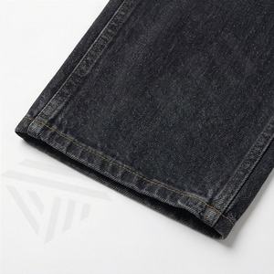Jeans de Mezclilla Personalizados para Mujer, Color Oscuro Personalizado, Estilo Recto, Colección de Diseñador, Estilo Urbano, Calidad Superior, Servicio OEM, en Oferta - Product Image 6