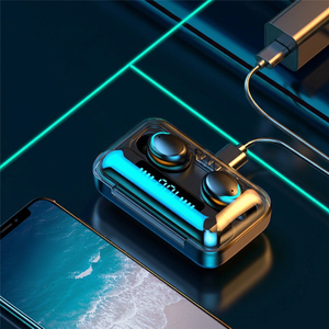หูฟังไร้สาย Sower F9-5 Mini TWS In-Ear Bluetooth 5.2 พร้อมหน้าจอดิจิตอล เสียงคุณภาพ Hi-Fi สำหรับเล่นเกมส์ พร้อมกล่องชาร์จ - Product Image 2