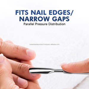 Removedor de Cutículas Profesional Reutilizable de Acero Inoxidable con Doble Extremo en Forma de Cuchara, Eliminador de Piel Muerta, Limpiador de Uñas para Manicura - Product Image 4