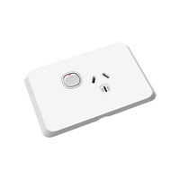 Prise murale simple 250V SY313 avec interrupteur pour le marché européen, idéale pour appartement, hôtel, bureau, rénovation de maison