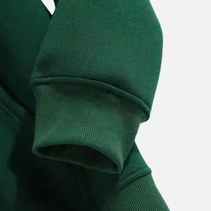 Último diseño Ropa de invierno transpirable Sudaderas con capucha casuales para hombres Mezcla de poliéster/algodón Sólido Liso teñido Alta calidad Ligero - Product Image 4