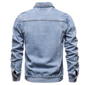 Veste en jean pour homme, vêtement décontracté, veste boutonnée d'automne, veste en jean surdimensionnée pour homme - Product Image 3