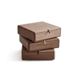 Vente chaude Boîte de rangement en bois rustique avec tiroir Boîte élégante pour la décoration intérieure Solution de rangement unique avec poignée antique - Product Image 5