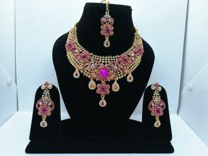 Parure de bijoux de luxe pour mariée, collier et boucles d'oreilles en zircon, style vintage, pour mariage, fiançailles, fête, cadeau, accessoires de mariée, motif floral - Product Image 3