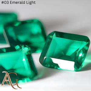 Nano Diamante en Bruto Cultivado en Laboratorio # 03 Esmeralda sintética verde simulada, materia prima, resistente al calor, grado lapidario, para tallado de gemas - Product Image 4