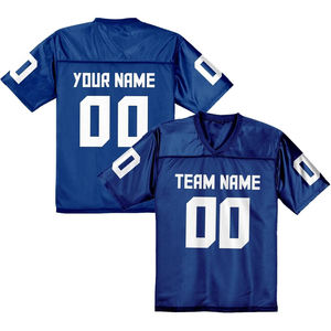 Maillots de football américain en maille de polyester à séchage rapide personnalisés OEM short de vêtements de sport pour équipes scolaires de haute qualité disponible pour la vente en gros - Product Image 4