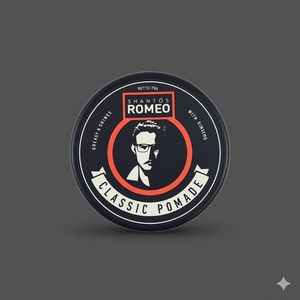 Shantos Romeo Pomade สำหรับผู้ชายสีดำสดและคงทน - Product Image 1