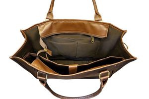 Newest 100% Cowhide Fashionable Vintage Western Elegance <b>Tassel</b> Handbag Genuine Leather Tote Purse Concealed Shoulder <b>Bag</b> Women - Product Image 3