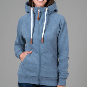 Sudaderas con Capucha Personalizadas de Felpa para Mujer, Cintura Alta, 100% Algodón, Material Ligero - Product Image 4