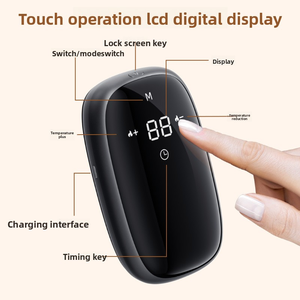 Adjustable Heated Foot Massager-3D <b>Vibration</b> Foot Massage & Pain Relief Portable & Rechargeable for HomeOffice Use - Product Image 2