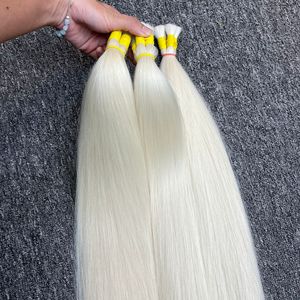 Haute Qualité 100% Vierge Cheveux Humains Cheveux Vietnamiens Naturel Droite 18 Pouces En Vrac Cheveux 130%-180% Densité Grand Stock pour Perruque - Product Image 2