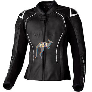Leather <b>Racing</b> <b>Jackets</b> for Motorbikes Premium Quality Kangaroo Cowhide for all Sizes Made in Pakistan Motorbike Wear Perforated - Product Image 6