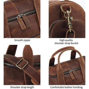 Sac de voyage en cuir PU grand format pour femmes 2024, pour les voyages d'affaires, pratique pour transporter des vêtements, en cuir véritable - Product Image 3