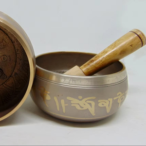 Nueva colección Artesanías de metal Venta alta Venta al por mayor Cuenco para cantar Yoga Meditación Chakra Curación Terapia de sonido-¡Buen precio! - Product Image 1