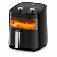 Nouvelle Friteuse à Air Mécanique 2026 de 4,5L, 5L, 6L, 8L, 10L, 12L avec Fenêtre Visible, Température Réglable et Minuteur, Cuisson Sans Huile pour Cuisine Domestique