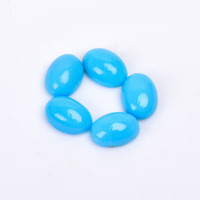 Cabochon ovale bleu turquoise de la meilleure qualité naturelle de l'Arizona 7x5 MM à 20x15 MM pierres précieuses en vrac pour la fabrication de bijoux au prix de gros