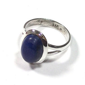 Lapis 925 Sterling Silver Stone Ring 925 sterling silver 18K yellow gold white gold platinum Handmade Wholesale Jewelry - Product Image 1