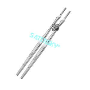 Poignées de scalpel coudées 16 CM Fabricants de microchirurgie en acier inoxydable Fabriqué avec AISI 420 de source réputée - Product Image 2
