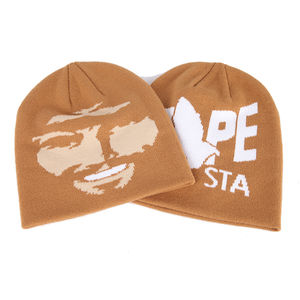 Bonnet Jacquard tricoté unisexe de haute qualité Logo personnalisé chapeau d'hiver pour hommes accessoire de voyage élégant - Product Image 1