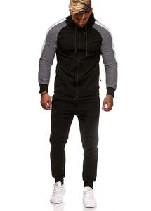 High Quality Men's Clothing <b>Hoodies</b> Sweatshirts Pullover 100% Cotton Streetwear Tracksuits for Men Puff Printing - Product Image 3