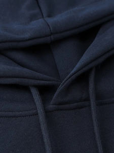 Venta al por mayor de productos populares logotipo personalizado Sudadera con capucha de lana hombres peso pesado liso grueso Sudadera con capucha de lana personalizada básica, mezcla de algodón - Product Image 3