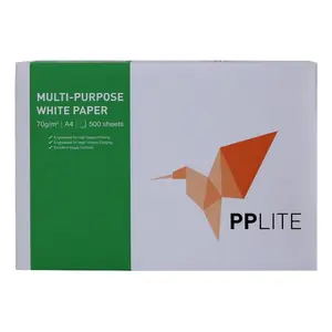 उत्कृष्ट पीपी लाइट A4 कागज 80 जीएसएम 75gsm और 70gsm/F4 पीपी लाइट बहु प्रयोजन कागज A4 आकार 500 चादरें