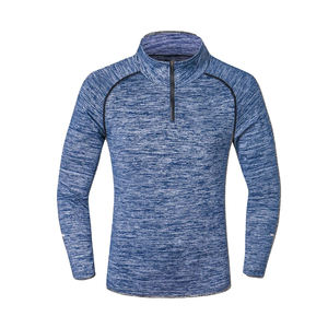 Sweat à capuche de course pour homme en polyester/coton imprimé numérique, couleur unie, respirant, coupe ample, vêtements de sport - Product Image 1