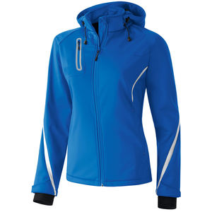 Veste Softshell imperméable pour femmes en gros personnalisée, doublée de polaire, poignets côtelés, veste réfléchissante, veste de randonnée - Product Image 5