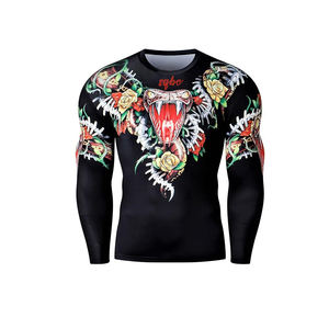 Plain UPF 50 Bedruckt Swimwear Mens Active Wear <b>Rash</b> <b>Guard</b> Long Sleeve Compression Shirts <b>Rash</b> <b>Guard</b> - Product Image 3