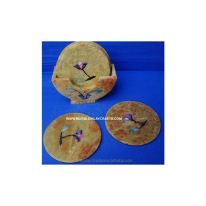 ถาดรองแก้วชาผลิตภัณฑ์ฝังหิน - Product Image 1