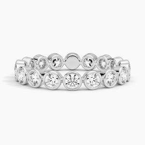 Moderno Unisex mujer 925 Plata Moissanite diamante banda anillo declaración pieza para boda compromiso aniversario fiestas regalos - Product Image 1