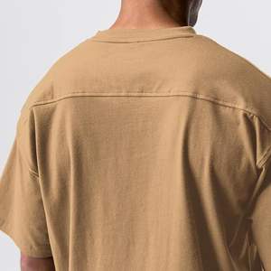 T-shirts de sport pour hommes en coton de haute qualité à manches courtes et col rond, vêtements de gym amples pour hommes S-XXL 2025 - Product Image 4