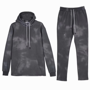 Survêtements personnalisés pour hommes, survêtements tie-dye, respirants, à séchage rapide, confortables, sweats à capuche et pantalons de jogging tie-dye pour hommes - Product Image 1